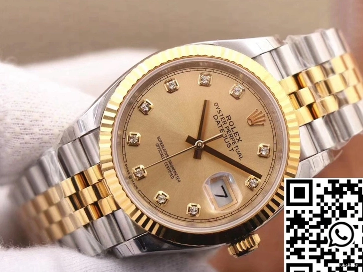 M126233-0017 Champagne Rolex Dial EW Factory Datejust 0718
